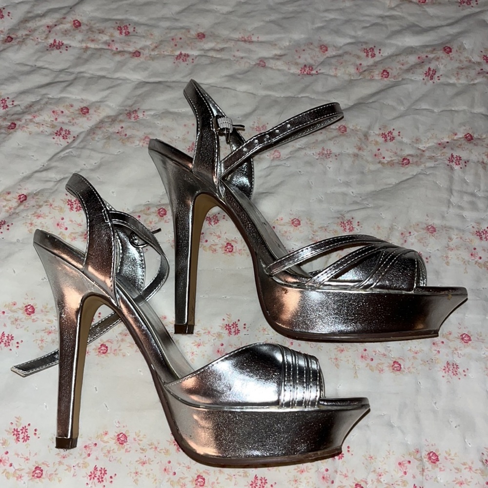 Michael Antonio silver platform Edna heel